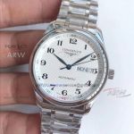 Perfect Replica Best Longines Master Collection Watch Review - White Arabic Dial